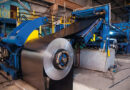 Non-contact temperature control for aluminium rolling